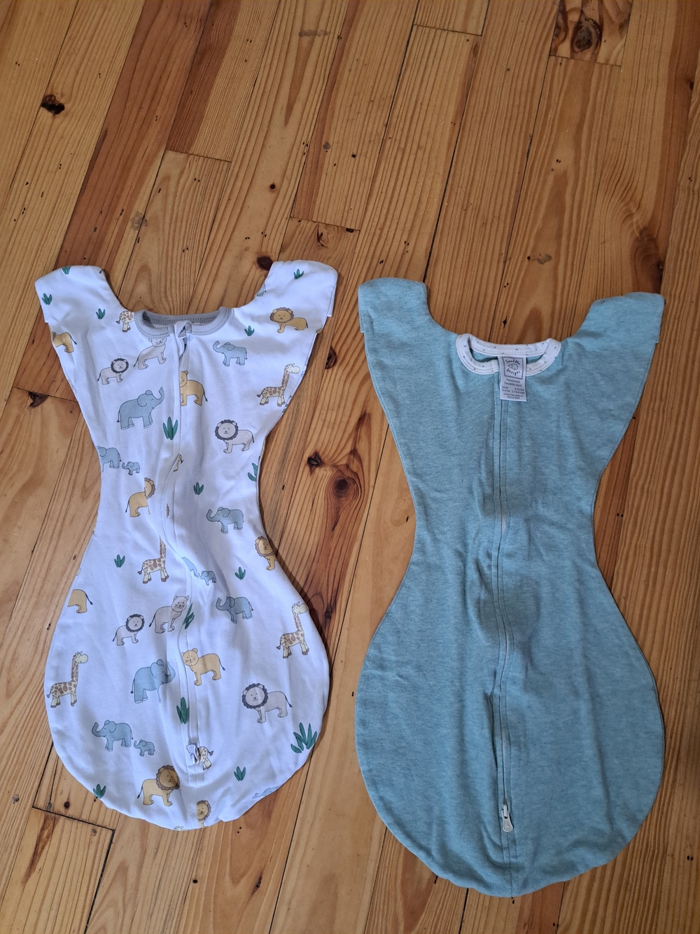Swaddle Designs Heather Teal Transitional Swaddle Sack
